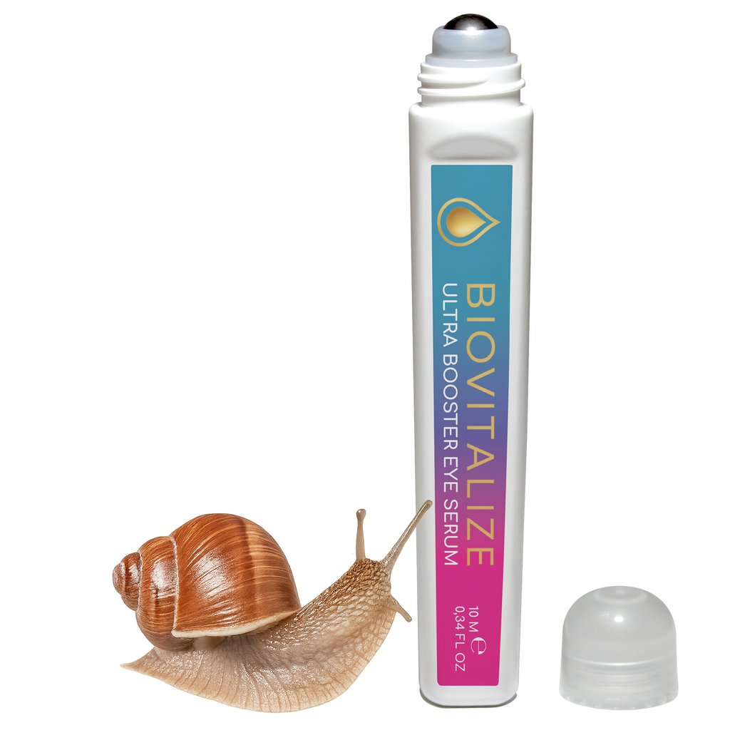 Siero Concentrato Occhi Ultra Booster Roll-On con Acido Ialuronico e Bava di Lumaca Biologica