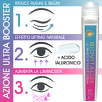 Siero Concentrato Occhi Ultra Booster Roll-On con Acido Ialuronico e Bava di Lumaca Biologica