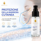 Siero Viso Rimpolpante con Acido Ialuronico Puro, Peptidi e Ceramidi NP - Trattamento Anti-Età Idratante Profondo per Viso e Decollo - Effetto Tonicizzante