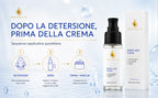 Siero Viso Rimpolpante con Acido Ialuronico Puro, Peptidi e Ceramidi NP - Trattamento Anti-Età Idratante Profondo per Viso e Decollo - Effetto Tonicizzante
