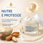 Crema Viso Illuminante, Collagene e peptidi 50ml | Beads Gialle e Verdi, Vitamina C, Vitamina E, Collagene, Burro di Karité, Peptidi, Ceramidi NP, Idratante Anti-Età
