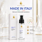 Siero Viso Rimpolpante con Acido Ialuronico Puro, Peptidi e Ceramidi NP - Trattamento Anti-Età Idratante Profondo per Viso e Decollo - Effetto Tonicizzante