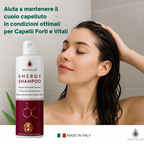 N. 2 Shampoo coadiuvante Anticaduta con Aloe Biologica e Rosmarino - Formula Delicata Senza SLES/SLS, 200 ml