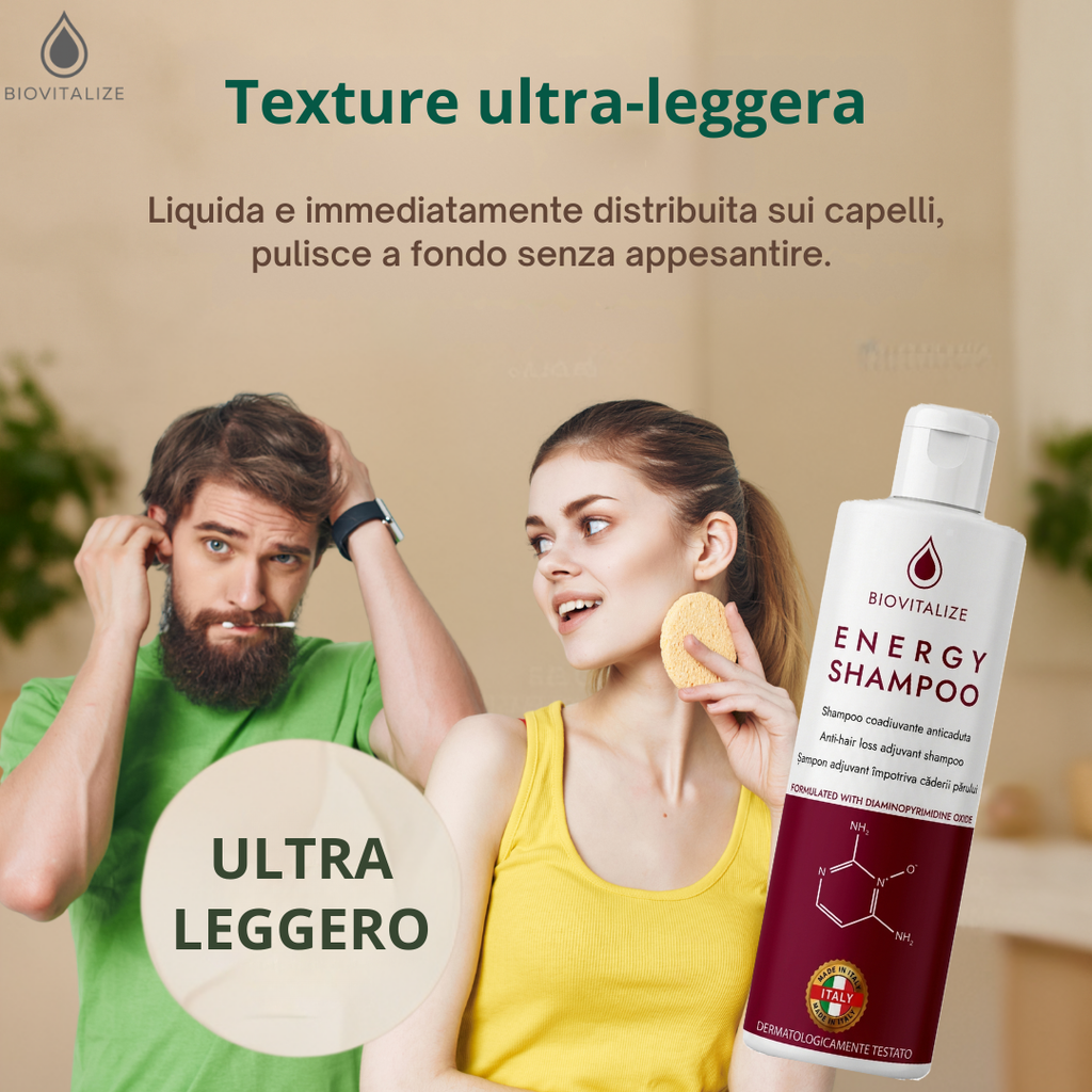 N. 2 Shampoo coadiuvante Anticaduta con Aloe Biologica e Rosmarino - Formula Delicata Senza SLES/SLS, 200 ml