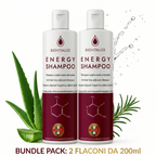 N. 2 Shampoo coadiuvante Anticaduta con Aloe Biologica e Rosmarino - Formula Delicata Senza SLES/SLS, 200 ml