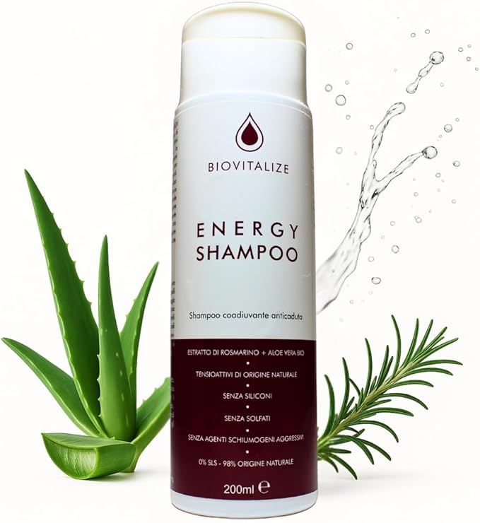 Shampoo Lotion Anticaduta con Aloe Biologica e Rosmarino