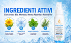 Arnica Gel Extra Forte 100ml - Formula Attiva Made in Italy con Menta, Arancio e Rosmarino - Effetto Freddo Intenso per Massaggio Muscolare, Articolazioni e Sollievo Rapido Post Sport