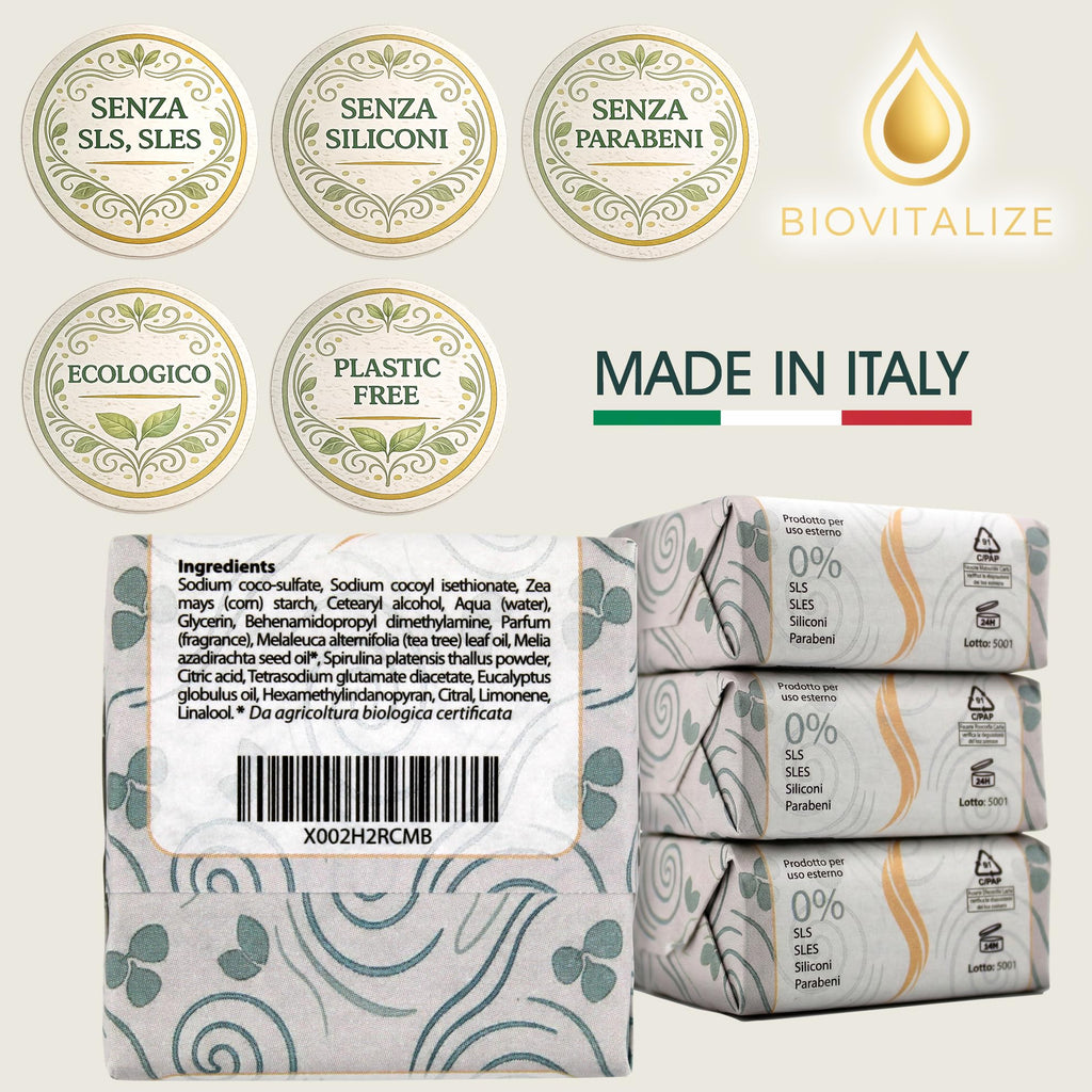 Shampoo Solido Lenitivo Rinforzante Antiforfora