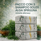 N. 3 Shampoo Solido Lenitivo Rinforzante Antiforfora (Copia)