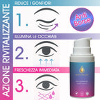 Crema Contorno Occhi Super Levigante con Bava di Lumaca Biologica - Made in Italy