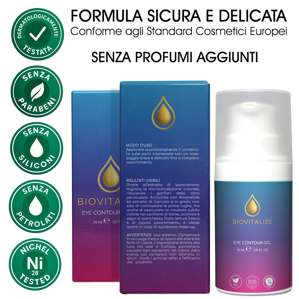 Crema Contorno Occhi Super Levigante con Bava di Lumaca Biologica - Made in Italy