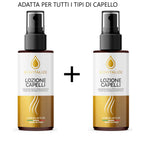 N. 2 x Lozione Capelli al Rosmarino con Biotina, Caffeina, Acido Ialuronico
